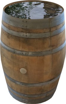 Holzfass 225 Liter hell, Wasserfass